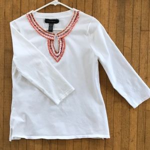 Cable & Gauge cotton knit top
